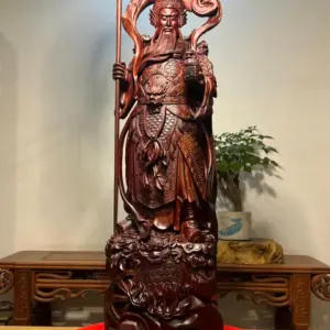 Tượng Quan Công Gỗ Tử Đàn
