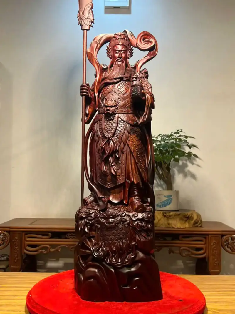 Tượng Quan Công Gỗ Tử Đàn