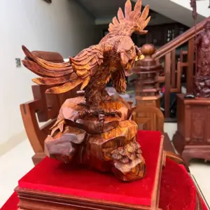 Tượng Đại Bàng Gỗ Sưa Bắc Liền Khối G5038