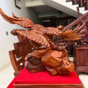 Tượng Đại Bàng Gỗ Sưa Bắc Liền Khối G5038