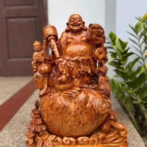 Tượng Di Lặc Nu Ngọc Am Hàng Đẹp Nu Kín Liền Khối G5308