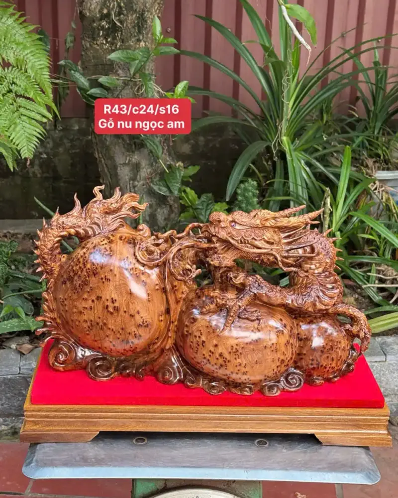 nhat-long-nha-ngoc-go-nu-ngoc-G5339-1 Tượng Nhất Long Nhả Ngọc Gỗ Nu Ngọc Am Kích Thước K Tính Kỷ Liền Khối G5339
