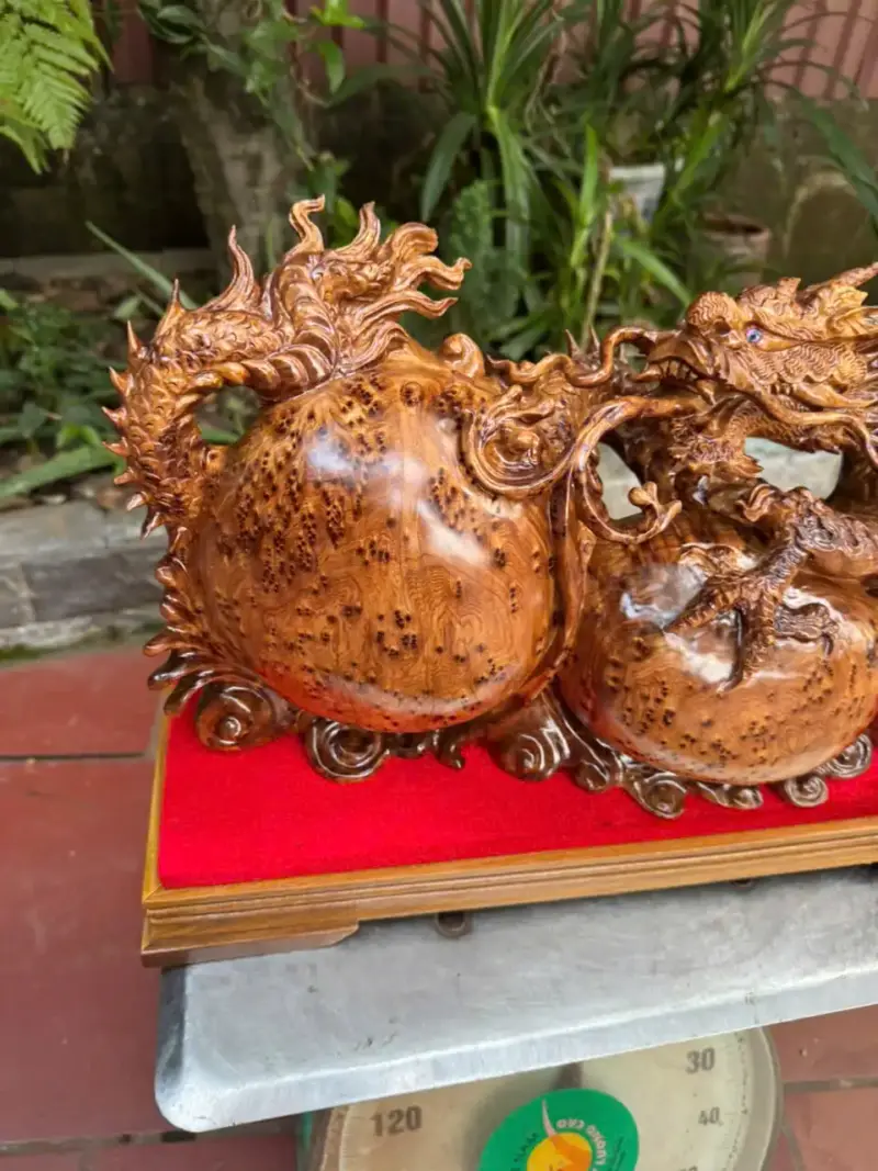 nhat-long-nha-ngoc-go-nu-ngoc-G5339-3 Tượng Nhất Long Nhả Ngọc Gỗ Nu Ngọc Am Kích Thước K Tính Kỷ Liền Khối G5339