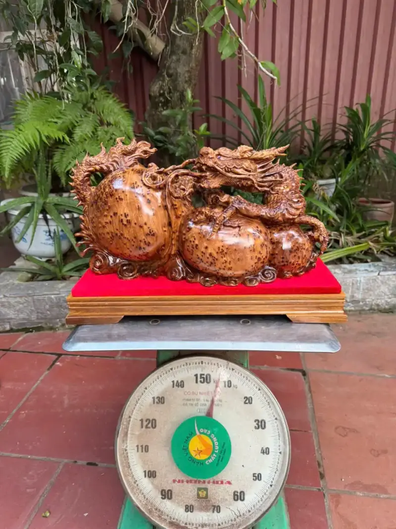 nhat-long-nha-ngoc-go-nu-ngoc-G5339-4 Tượng Nhất Long Nhả Ngọc Gỗ Nu Ngọc Am Kích Thước K Tính Kỷ Liền Khối G5339