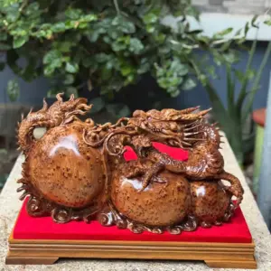 nhat-long-nha-ngoc-go-nu-ngoc-G5339-8 Tượng Nhất Long Nhả Ngọc Gỗ Nu Ngọc Am Kích Thước K Tính Kỷ Liền Khối G5339