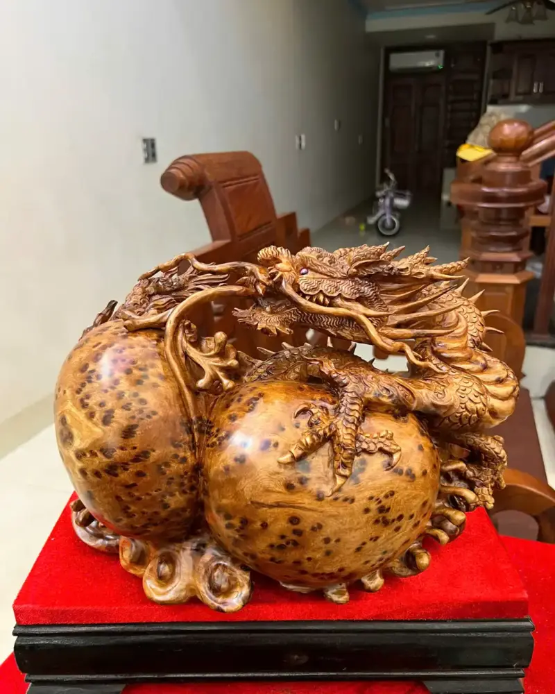 nhat-long-von-G5078-2_Nhất Long Vờn Ngọc Nu Ngọc Am Liền Khối Giá 6.400 Triệu Kích Thước Cao 22cm, Ngang 35cm, Sâu 18cm Tượng Nhất Long Vờn Ngọc Nu Ngọc Am Liền Khối G5078