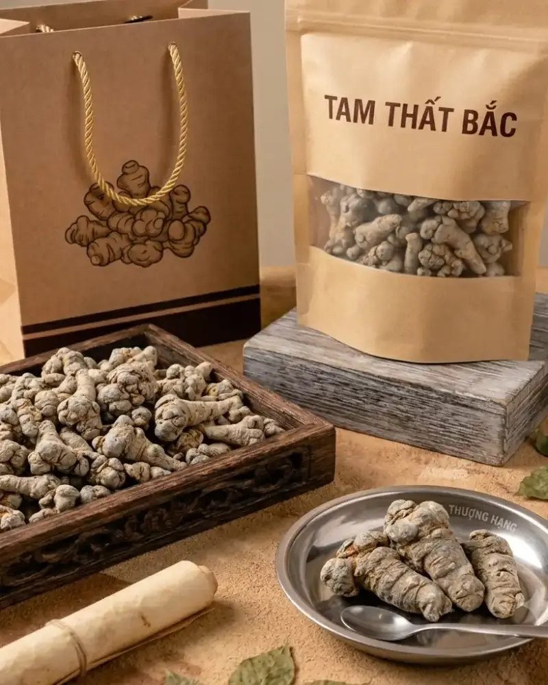 tamthatbac Củ Tam Thất Bắc Khô