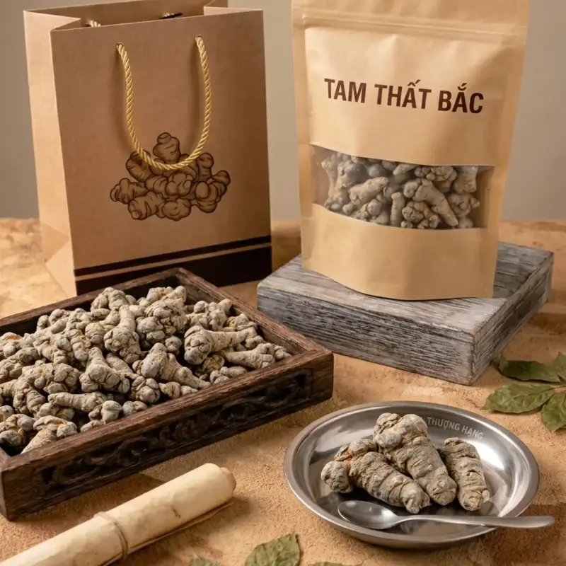 tamthatbac Củ Tam Thất Bắc Khô