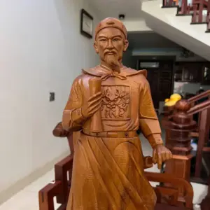 Tượng Trần Quốc Tuấn Ngọc Am Liền Khối G5035