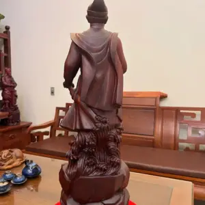 Tượng Trần Quốc Tuấn Tử Đàn Liền Đẹp G5037