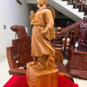 Tượng Trần Quốc Tuấn Ngọc Am Liền Khối G5061