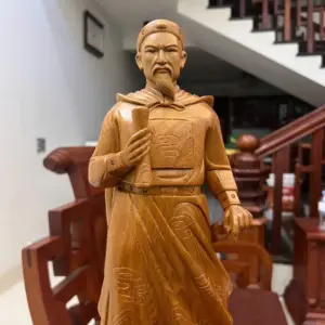 Tượng Trần Quốc Tuấn Ngọc Am Liền Khối G5061