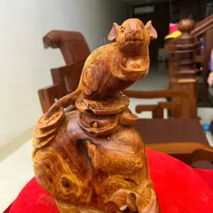 z7629565078510_e7dab3bbae3afacfb19add67d6796acf Tượng Gỗ Chuột Gỗ Cẩm Việt Siêu Vân Liền Khối 32 - 23 - 17