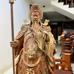 z7633706176810_ff5c9c4fe0706b2c065851561400ac60 Tượng Gỗ Quan Công Chống Đao Gỗ Trắc Việt Mộc 62 - 20 - 17