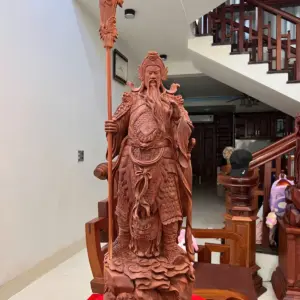 z7636686825703_cbf03d13333709e51ca75ed43841b752 Tượng Gỗ Quan Công Chống Đao Gỗ Tử Đàn Mộc 70 - 23 - 22