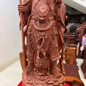 z7636686836683_5108fc092390be0dee7d11e135468588 Tượng Gỗ Quan Công Chống Đao Gỗ Tử Đàn Mộc 70 - 23 - 22