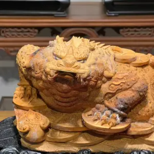 z7747500168739_4bf1df0da7a44126813d2cdeb047f1aa Tượng Cóc Gỗ Hoàng Đàn Cao 22cm