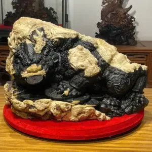 z7747504468843_45844c3540e04aa711d877f044cfcdc2 Tượng Cóc Gỗ Nu Mun Cao 32cm