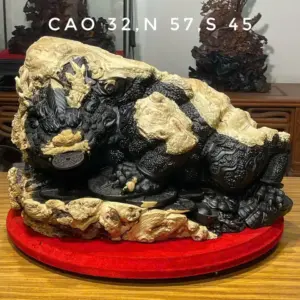 z7747504493726_c2d92aaa2890c7701434e2c35d37a440 Tượng Cóc Gỗ Nu Mun Cao 32cm