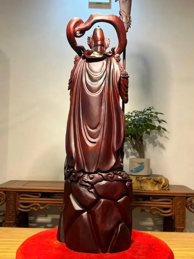 Tượng Quan Công Gỗ Tử Đàn