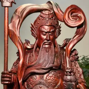 Tượng Quan Công Gỗ Tử Đàn
