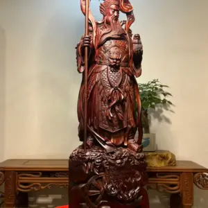 Tượng Quan Công Gỗ Tử Đàn