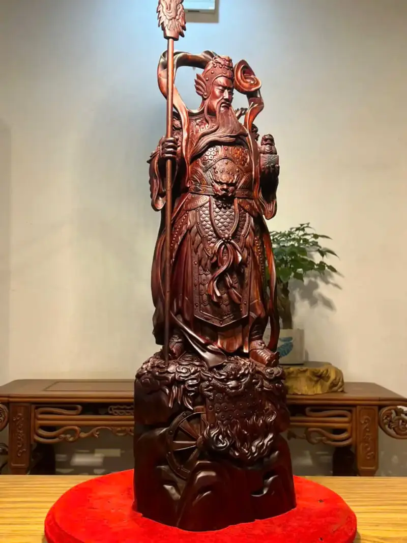 Tượng Quan Công Gỗ Tử Đàn