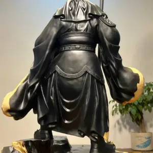 Tượng Quan Công Gỗ Nu Mun Cao 106cm