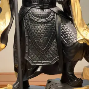 Tượng Quan Công Gỗ Nu Mun Cao 106cm