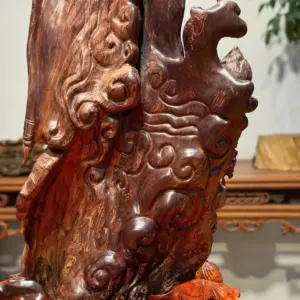 Tượng Phật Bà Gỗ Sưa Cao 46cm