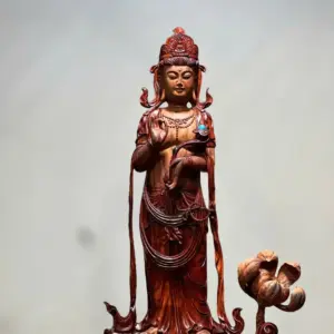 z7747564063355_e974a6e1a265ca3421df63dcded19b68 Tượng Phật Gỗ Nu Trắc Cao 58cm
