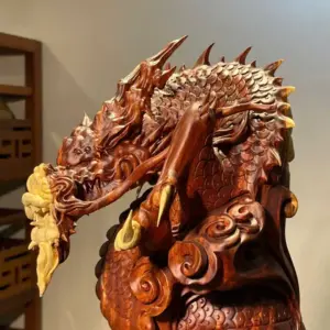 Tượng Phật Gỗ Nu Tử Đàn Cao 107cm